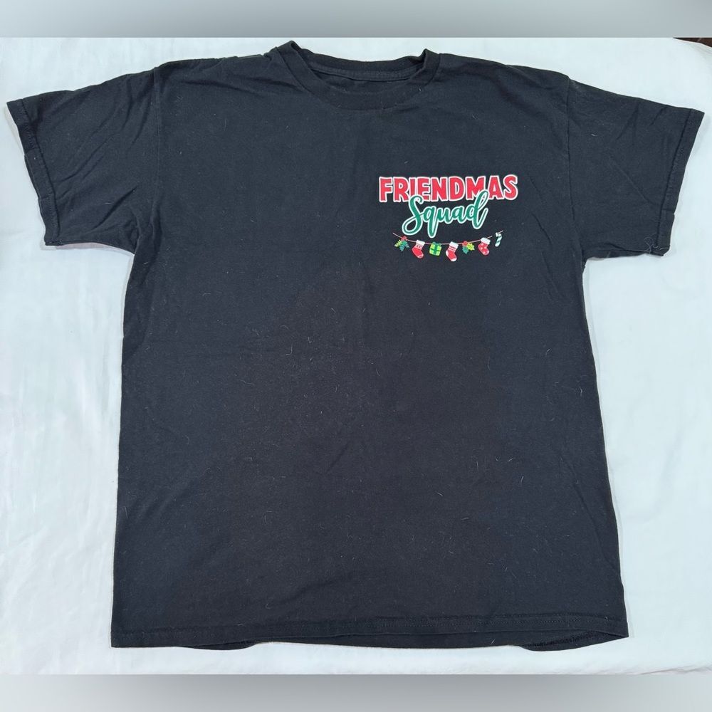 Black 'Friendsmas Squad' T-Shirt